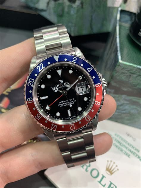 rolex gmt master 2 pepsi occasion|Rolex gmt Pepsi bezel.